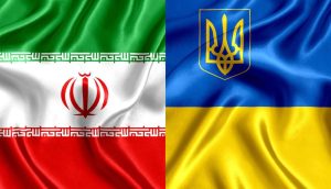 Iran & Ukraine flags