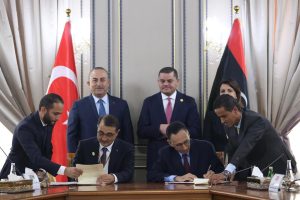 Turkey and Libya Ministers of Foreign affairs