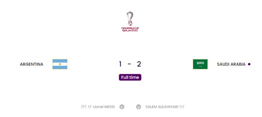 world cup, argentina-saudi arabia