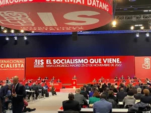 Congress of Socialist International, Madrid, Nov 25-27