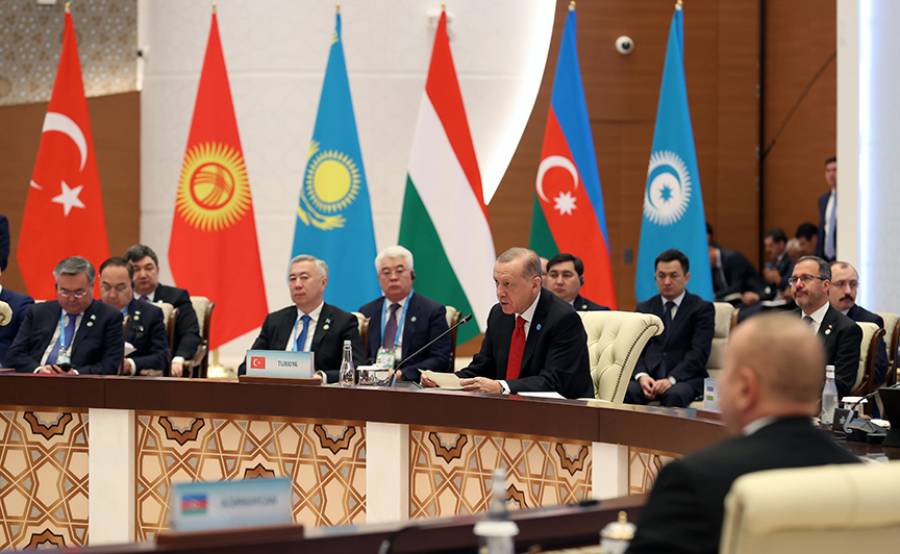 Erdogan at Samarkand summit