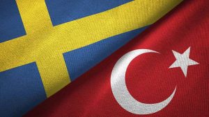 flags of Sweden and Turkey
