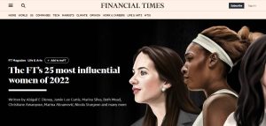 financial times, 25 most influential women