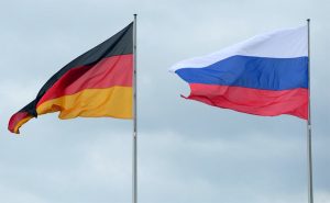 Germany & Russia flags