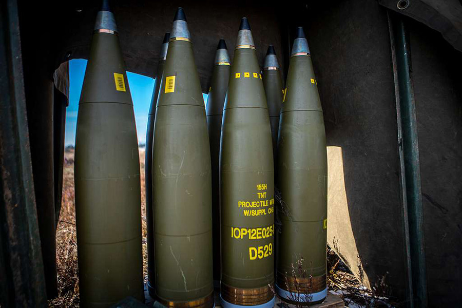 155 mm artillery shells