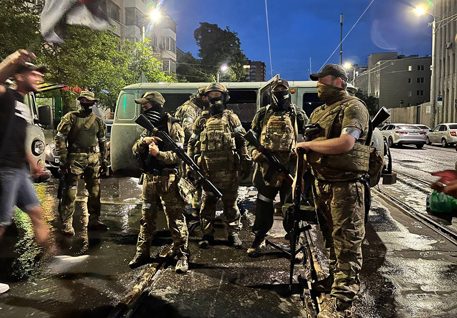 Wagner group in Rostov