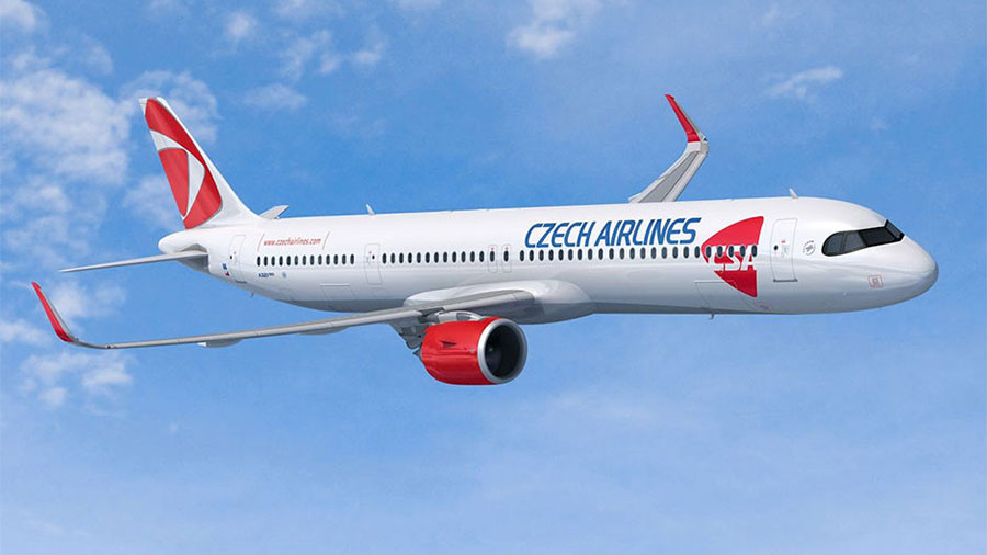 Czech Airlines ավիաընկերության ինքնաթիռը