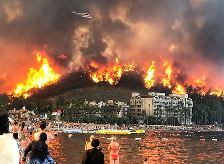 Խոշոր հրդեհ Թուրքիայի Բուրսա նահանգում