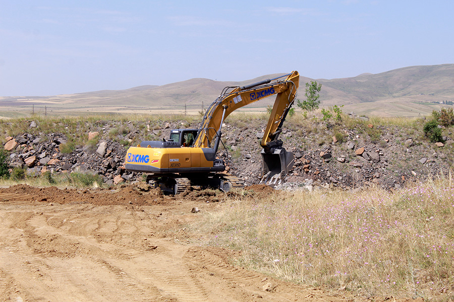 Կապսի ջրամբարի կառուցում