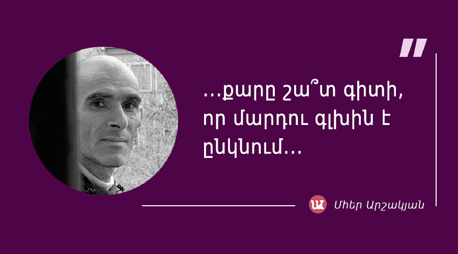 Մհեր Արշակյանից մեջբերում