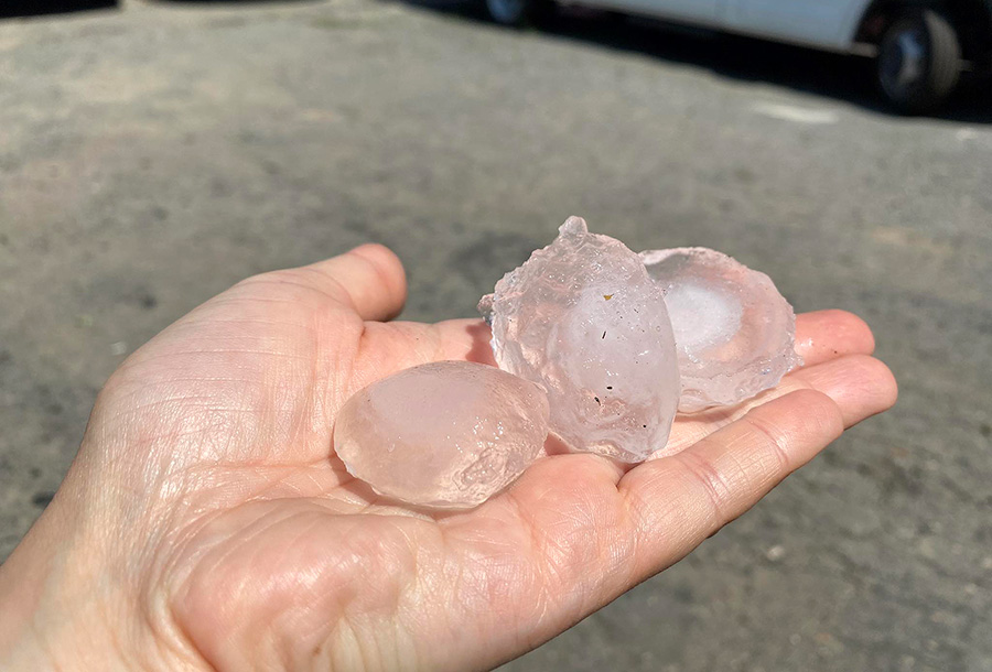 ուժգին կարկուտ Ալավերդիում