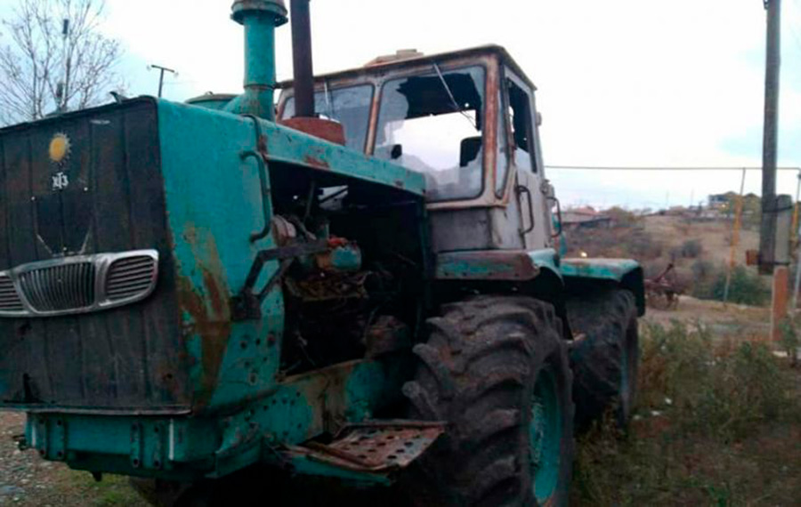 tractor-1 Ադրբեջանի ԶՈւ-ն հրաձգային զենքից կրակ է բացել Մյուրիշեն համայնքի դաշտում աշխատող տրակտորի ուղղությամբ