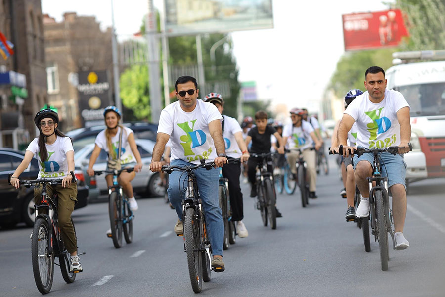 Հեծանվարշավ Գյումրիում