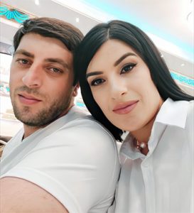 Անուշ Մկրտչյանը ամուսնու հետ