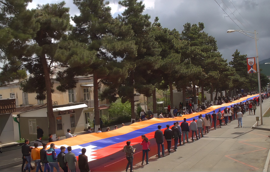 Մայիսյան շքերթ Ստեփանակերտում, 2016