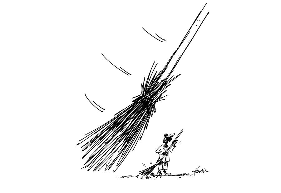 Ռընե Հովիվի ծաղրանկար