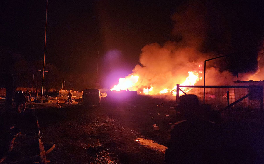 Պայթյուն Ստեփանակերտի բենզալցակայանում