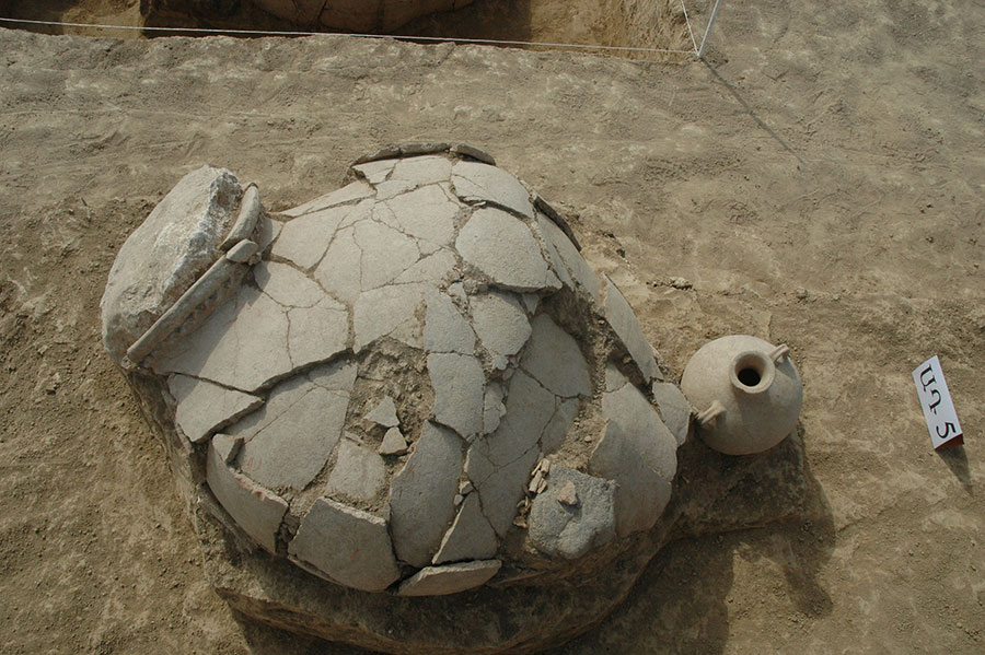 Տիգրանակերտ, Արեւելյան դամբարանադաշտ, կարասային թաղում թիվ 5