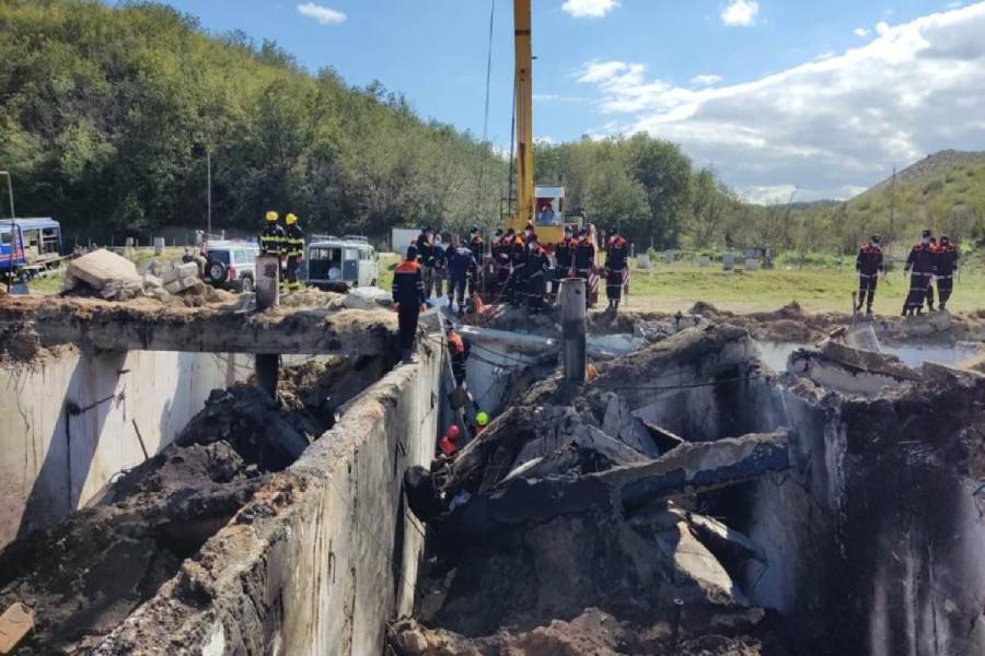 Ստեփանակերտում բենզալցակայանի պայթյունից հետո