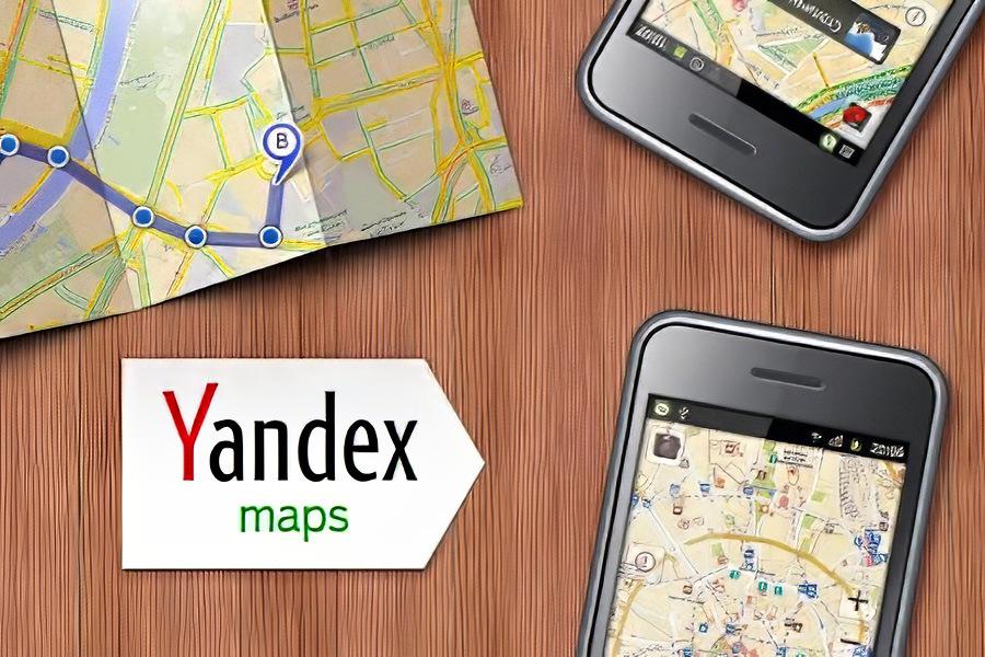 Yandex map