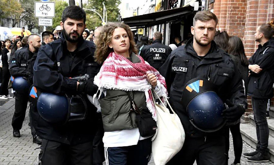 Հակաիսրայելական ցույցի մասնակիցները բերման են ենթարկվել Բեռլինում