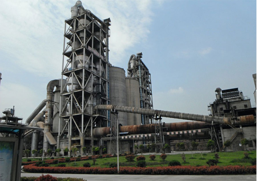 Ցեմենտի գործարան Չինաստանում