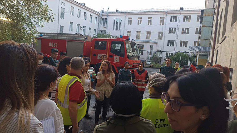 «Աղետների կառավարում» դասընթաց-վարժանք Հայաստանի ազգային գրադարանում