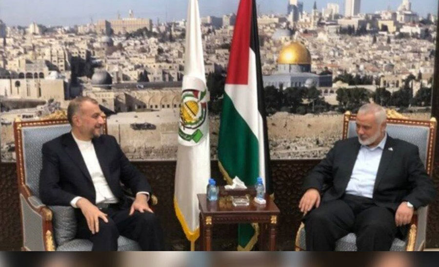 Իրանի արտգործնախարար Հոսեյն Ամիր Աբդոլլահիան, Դոհայում հանդիպել է ՀԱՄԱՍ-ի քաղբյուրոյի ղեկավար Իսմայիլ Հանիեի