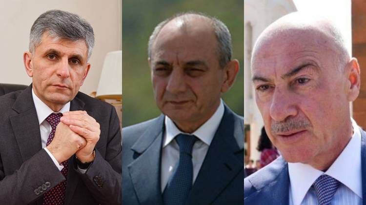 ishxanyan-sahakyan-ghukasyan Բակո Սահակյանին, Արկադի Ղուկասյան եւ Դավիթ Իշխանյան