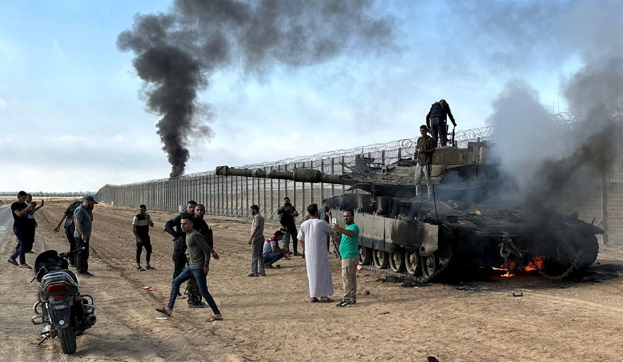 2023-ի հոկտեմբերի 7, Գազայի եւ Իրսրայելի սահման