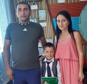Սուսաննան ամուսնու հետ