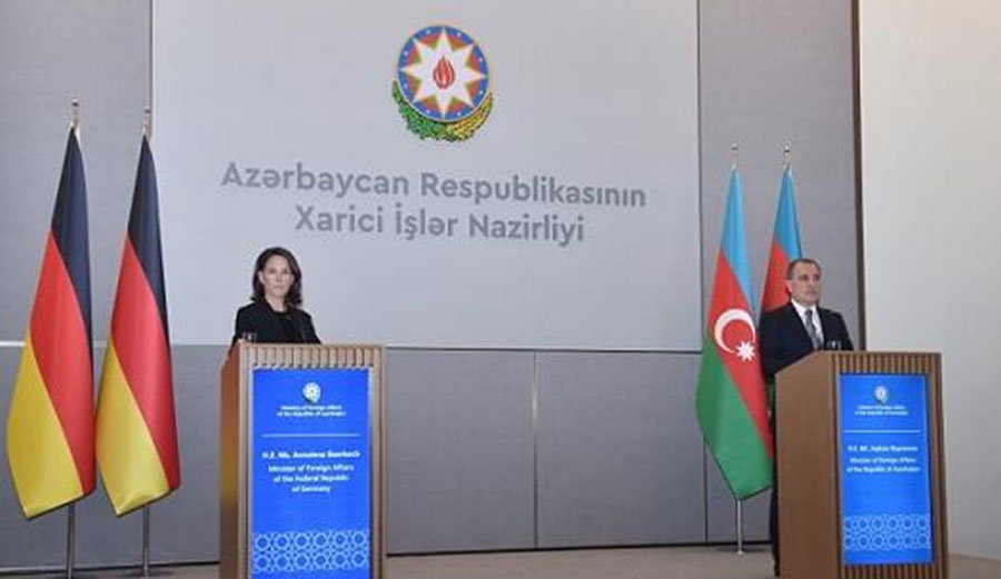 Գերմանիայի եւ Ադրբեջանի արտգործնախարարներ