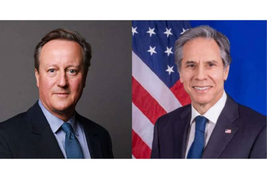 Մեծ Բրիտանիայի արտգործնախարար Դեւիդ Քեմերոն ԱՄՆ պետքարտուղար Էնթոնի Բլինքեն