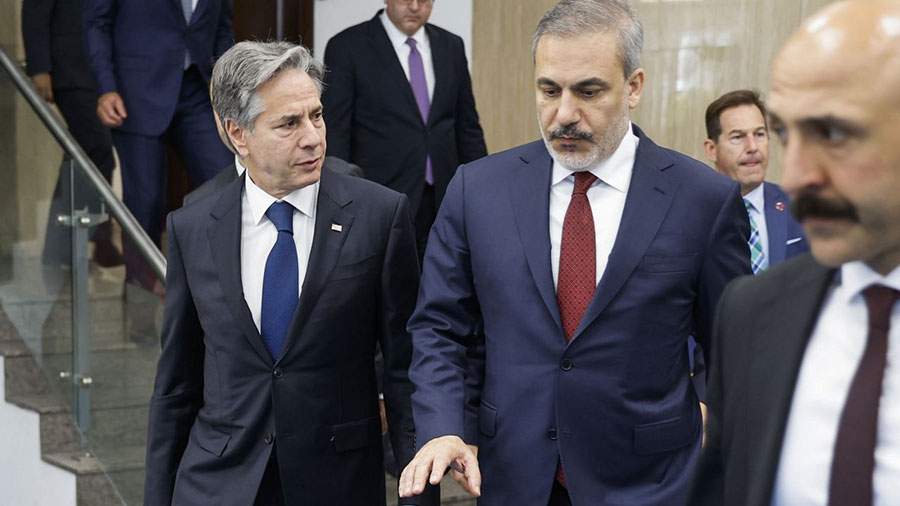 ԱՄՆ պետքարտուղար Էնթոնի Բլինքեն, Թուրքիայի արտգործնախախար Հաքան Ֆիդան