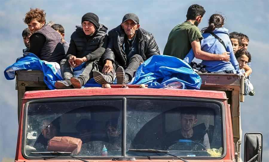 տեղահանվածներ Արցախից