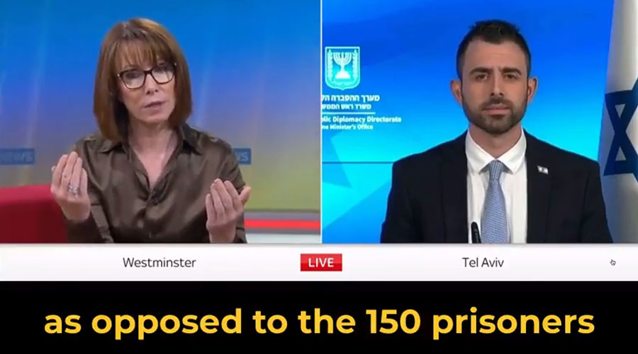 Sky news-ի թղթակիցը հարցազրույց է վերցրել Իսրայելի ԱԳՆ մամուլի քարտուղար Իլոն Լեւիից