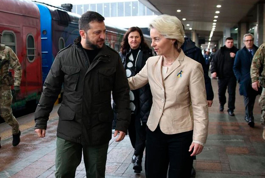 Ուրսուլա ֆոն դեր Լեյենը ժամանել է Կիեւ