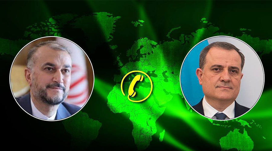 Իրանի եւ Ադրբեջանի արտգործնախարարներ Հոսեյն Ամիր Աբդոլլահիան եւ Ջեյհուն Բայրամով