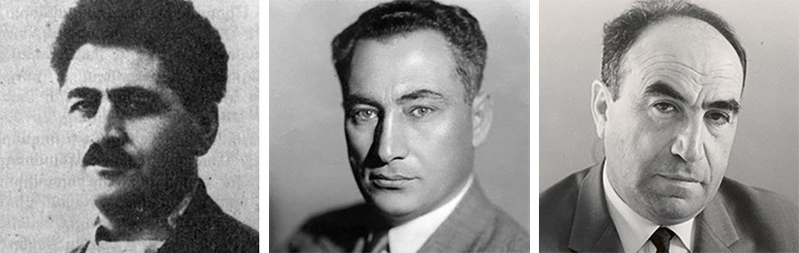 Աղասի Խանջյան, Գրիգոր Հարությունյան, Հակոբ Զարոբյան