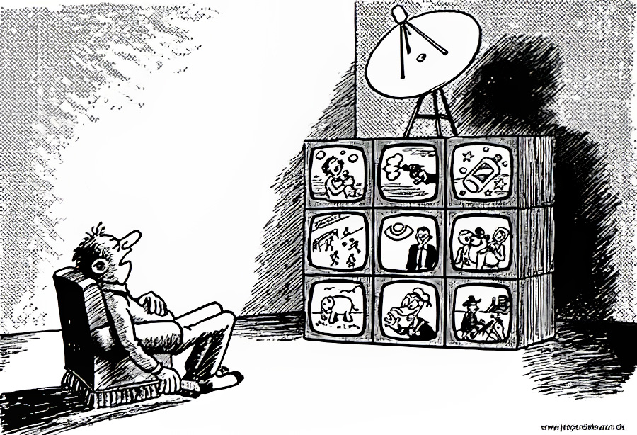 ծաղրանկար, TV