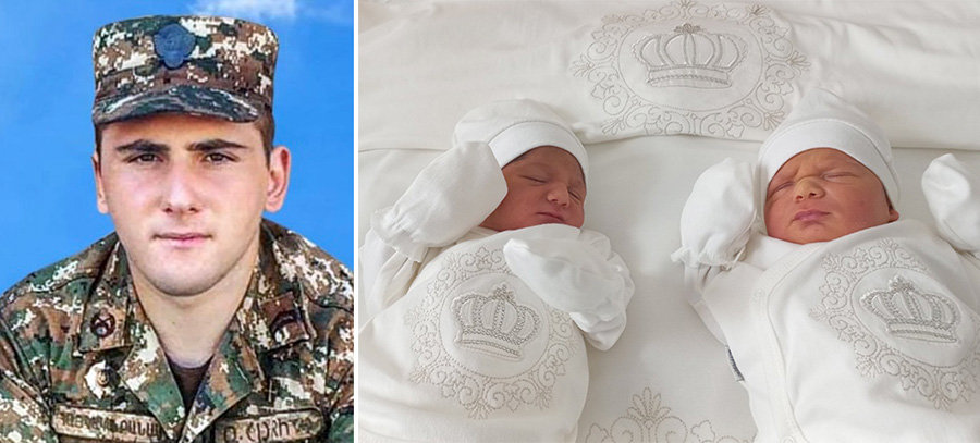 44-օրյա պատերազմում զոհված ախուրյանցի Միշա Հարությունյանի զույգ եղբայրները