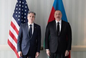 ԱՄՆ պետքարտուղար Էնթոնի Բլինկեն եւ Ադրբեջանի նախագահ Իլհամ Ալիեւ