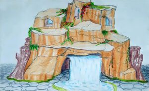 տուրիստական կենտրոնի էսքիզ