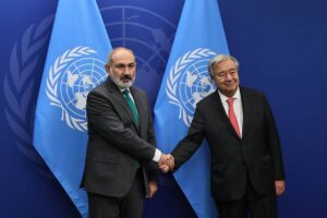 ՀՀ վարչապետ Նիկոլ Փաշինյանի եւ ՄԱԿ ԳՔ Անտոնիու Գուտերեշի հանդիպումը