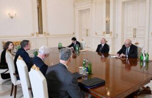 Ադրբեջանի նախագահը ընդունել է ԱՄՆ նախագահի օգնական Մայքլ Քարփենթերին