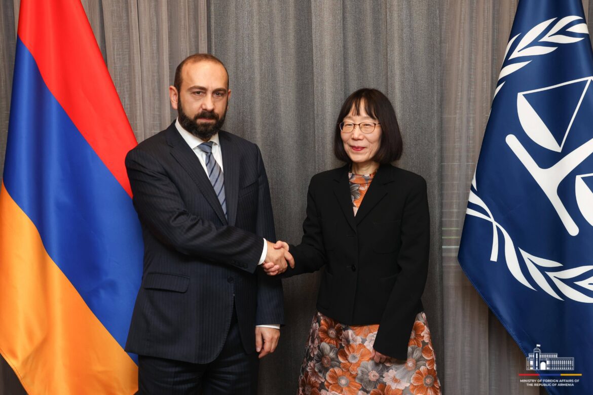 Արարատ Միրզոյանի հանդիպումը Միջազգային քրեական դատարանի (ՄՔԴ) նախագահ Տոմոկո Ականեի հետ