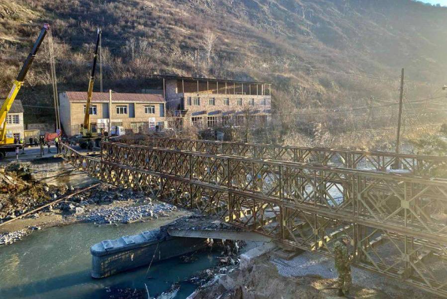 Հունաստանի աջակցությամբ կառուցված կամուրջը Դեբեդ գետի վրա