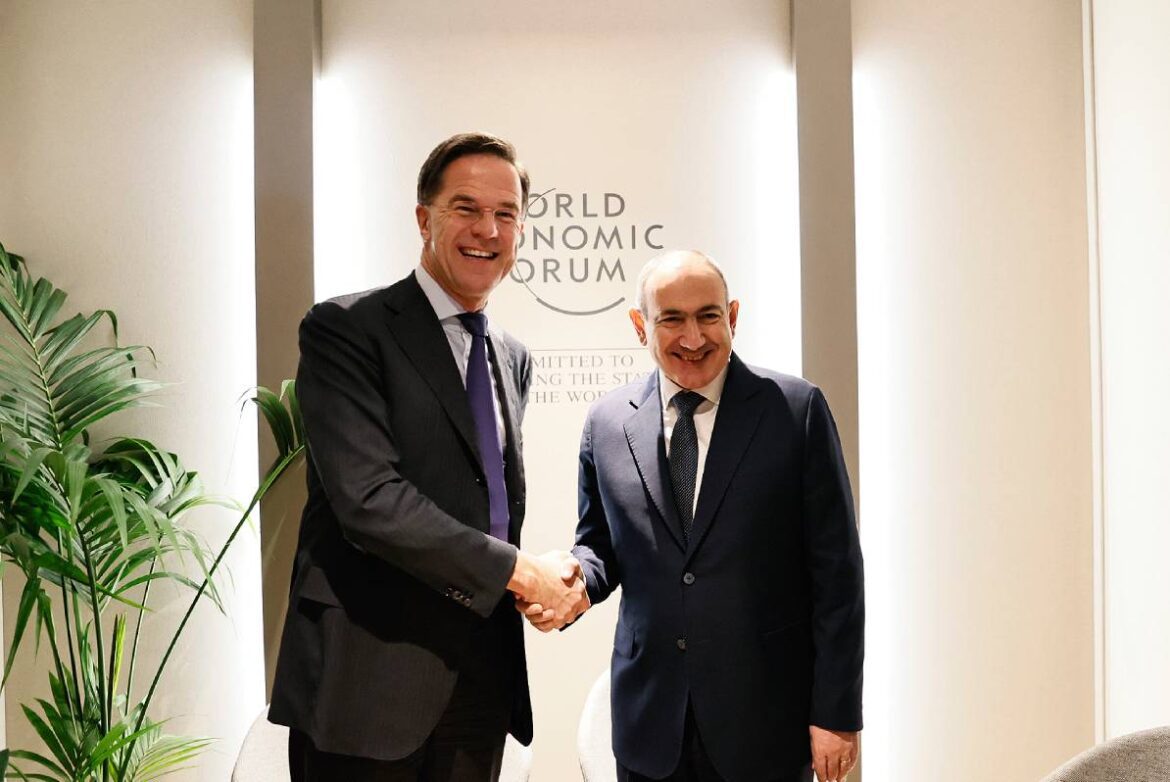 ՀՀ վարչապետ Նիկոլ Փաշինայն եւ ՆԱՏՕ-ի գլխավոր քարտուղար Մարկ Ռուտտե