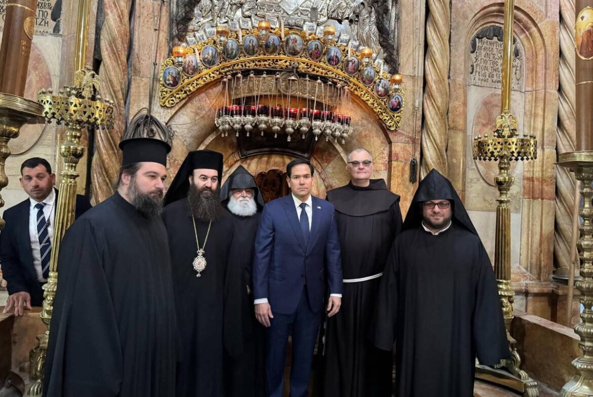 Մարկո Ռուբիոն Սուրբ Հարության Տաճարում, Երուսաղեմ